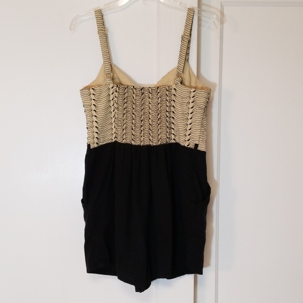 Anthropologie Lilka Banana Linen Blend Romper - Picture 8 of 8